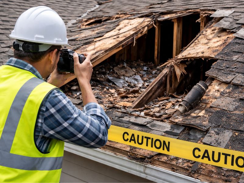 roof inspection safety