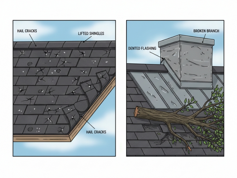 Documenting Roof Storm Damage