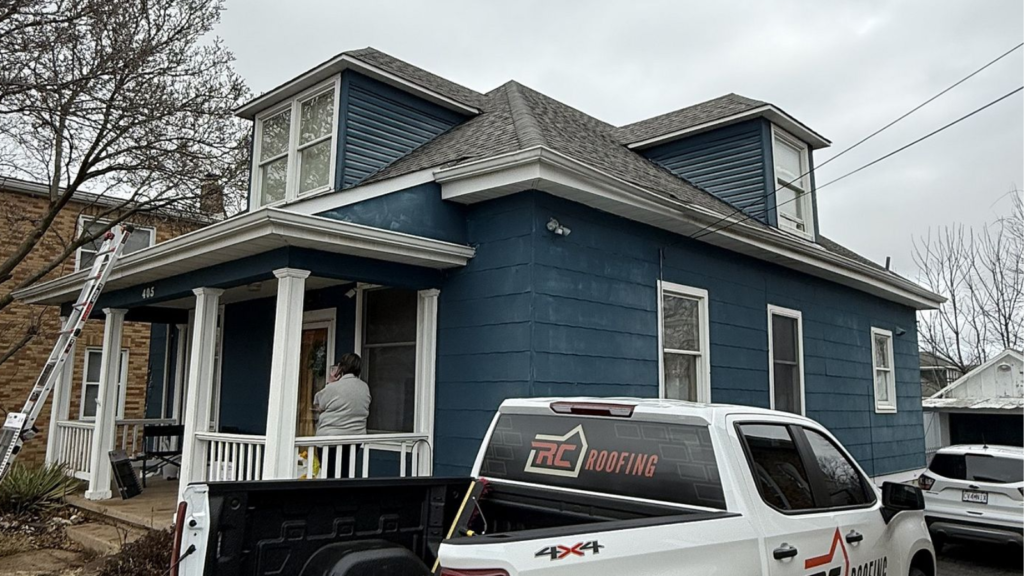 hail damage vs blistering shingles
