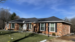 Roof repair scams Missouri showing warning signs of storm contractor fraud and homeowner protecting property after severe weather