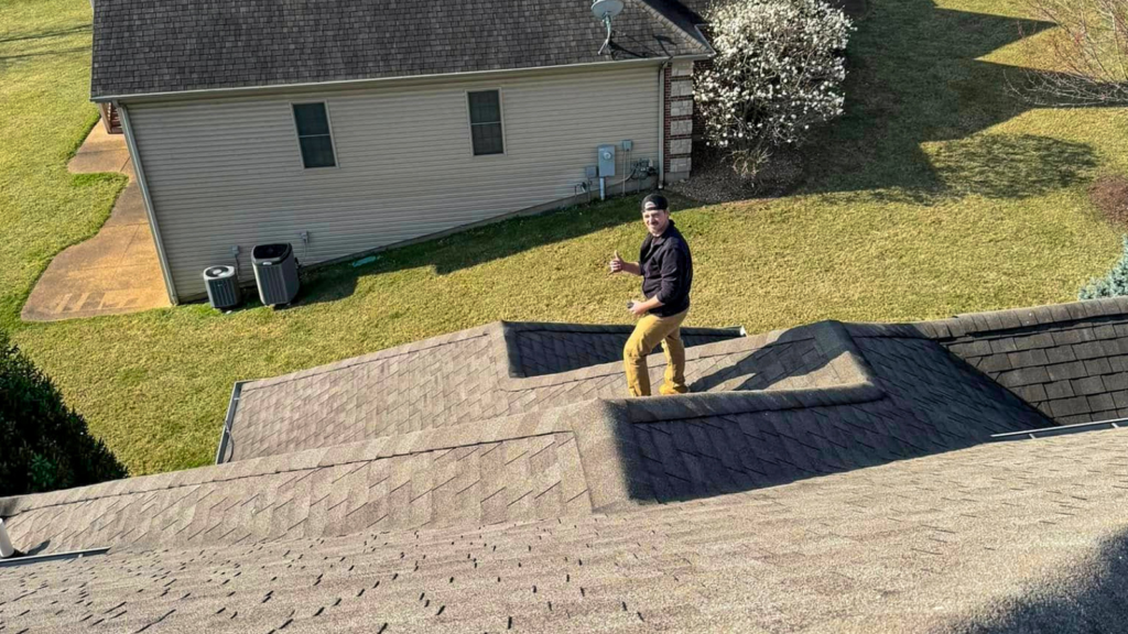 Roof inspection for sellers helps homeowners identify roofing issues before listing a home for sale.