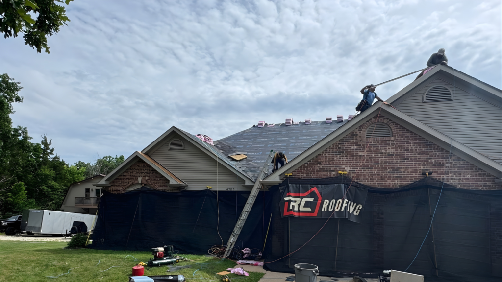 Professional roof replacement Washington MO completed by RC Roofing