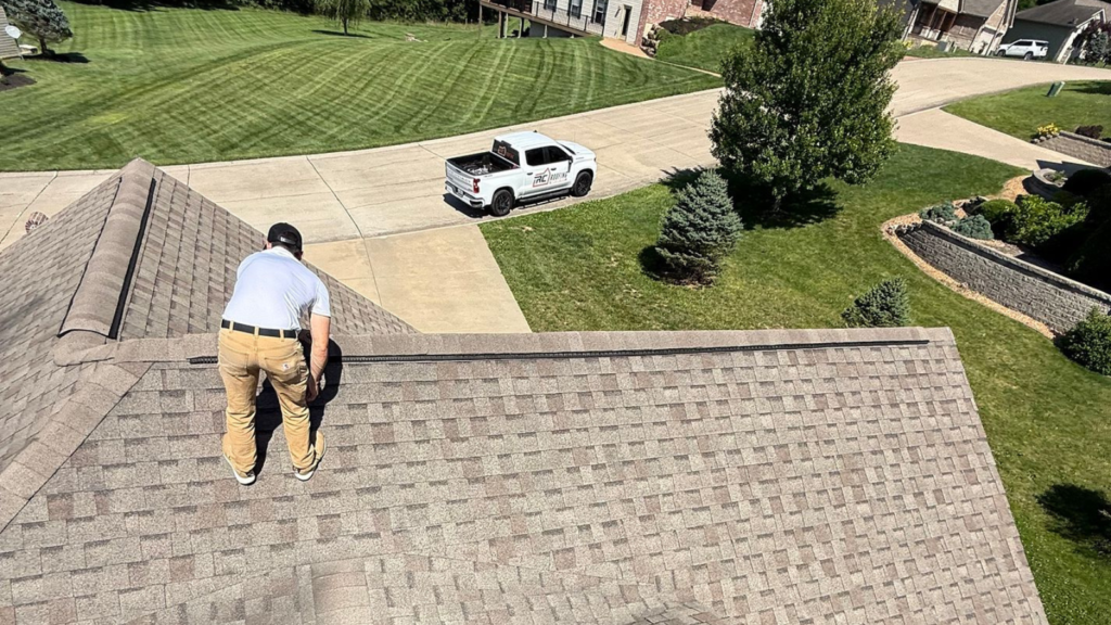 roof inspection red flags discovered during a home sale inspection in Missouri