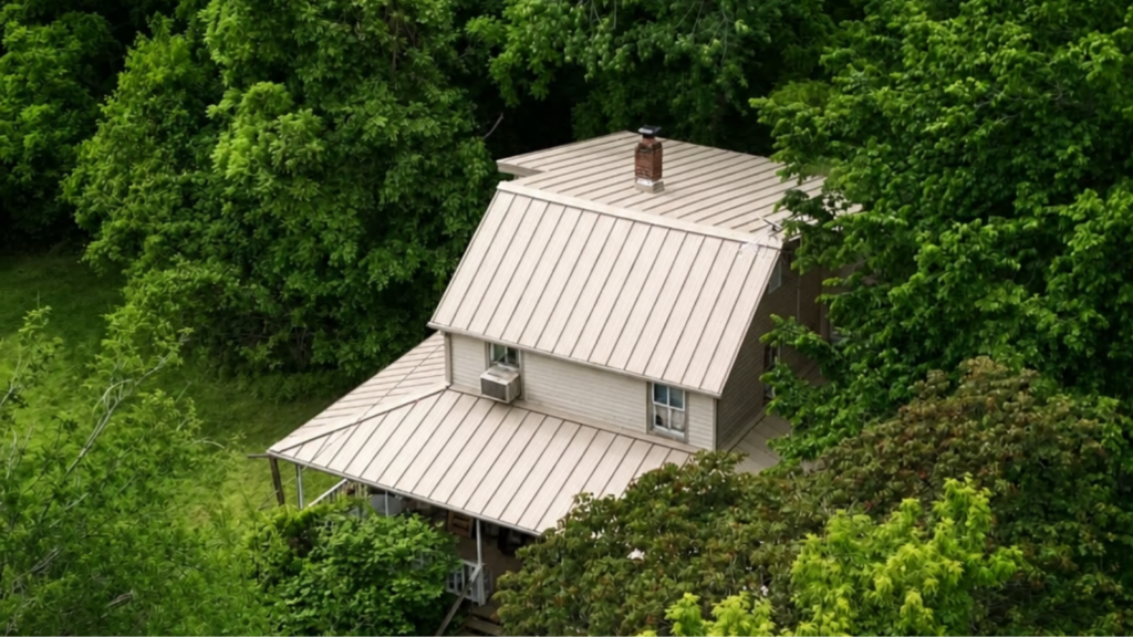 metal roof Missouri home installation by RC Roofing