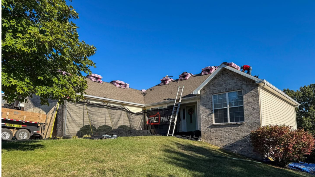 Roof replacement protection for a home in Washington Missouri