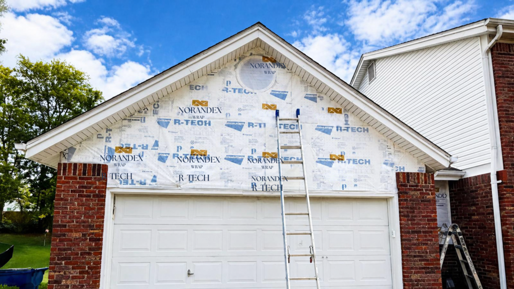 Siding installation Washington MO showing signs of proper installation